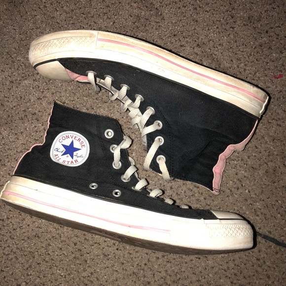 hot pink chuck taylor high tops